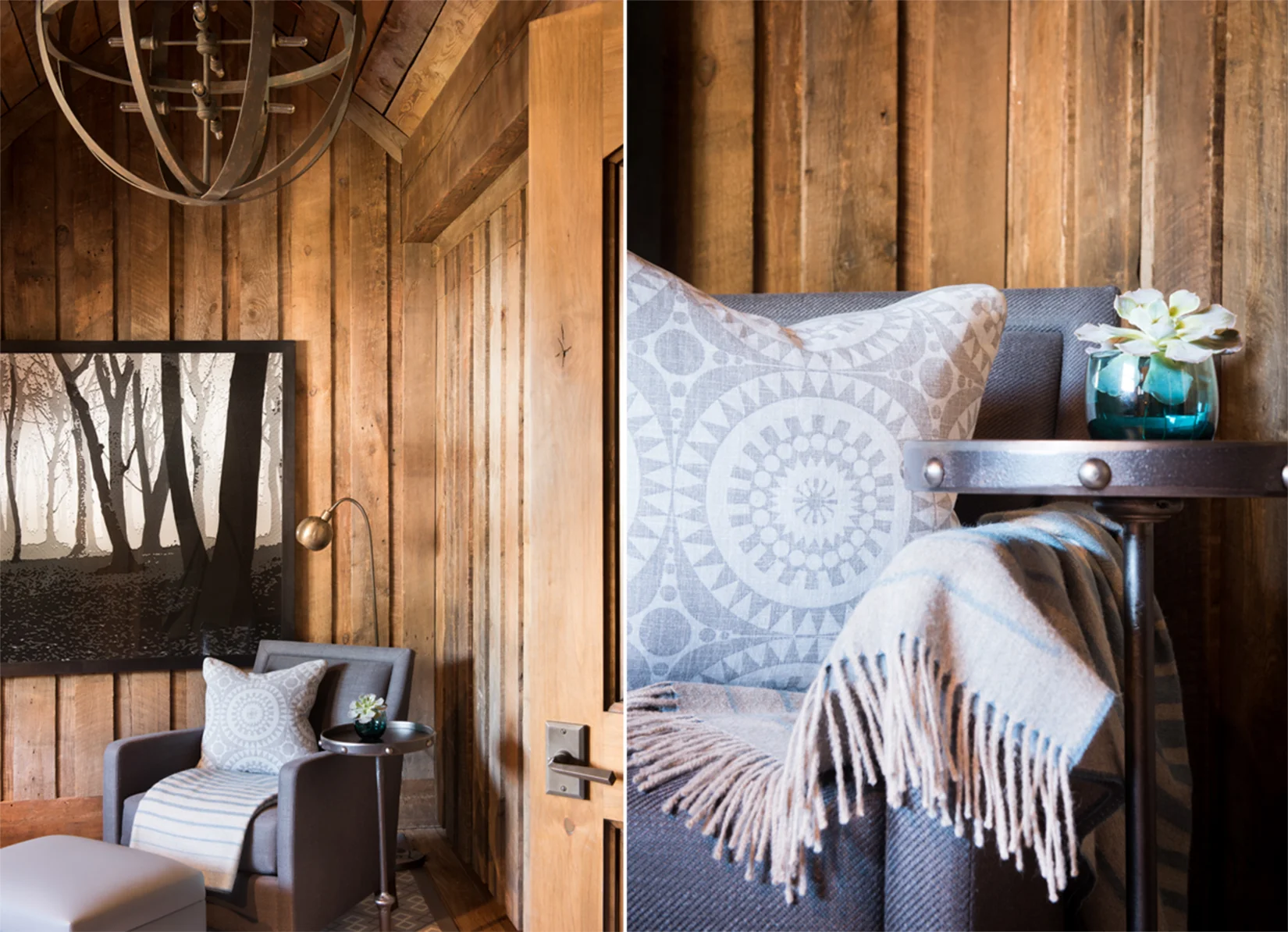 I love this cozy corner. Tucked back in the upstairs office, this spot is the perfect place to enjoy some peace & quiet.
