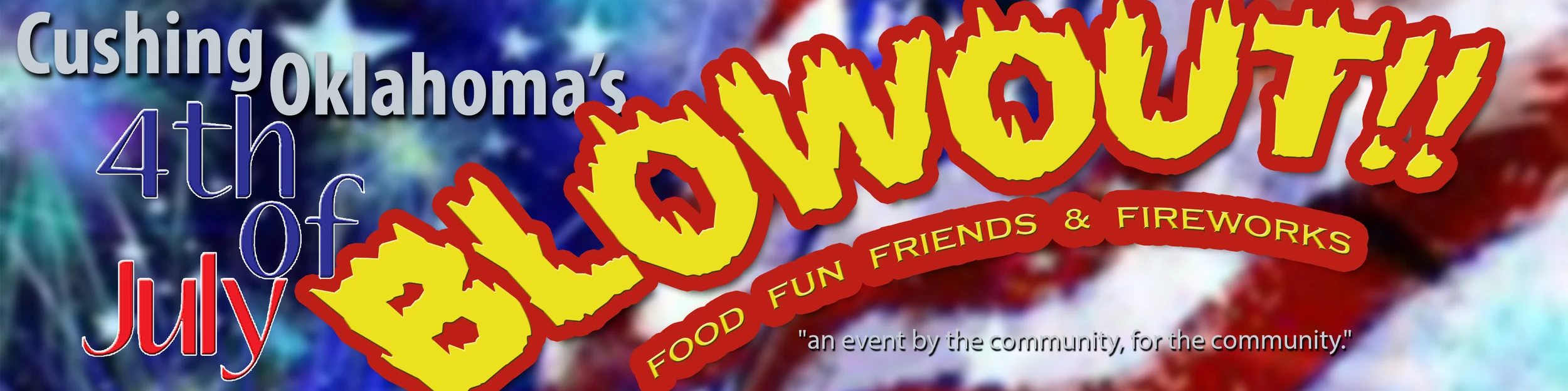 Parade down Broadway @ 10am the Memorial Park ALL day activities @ Noon 'til fireworks.