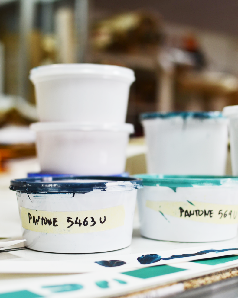 serigrafias beija-flor work in proguess