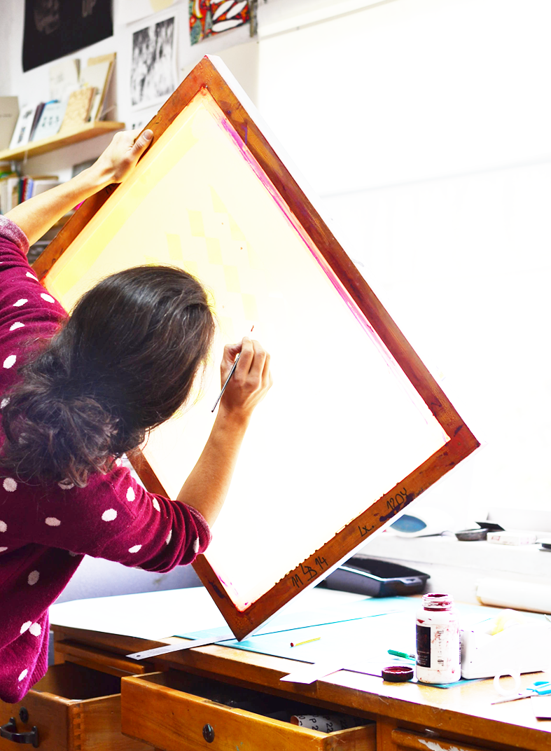 carapau amarelo screen print