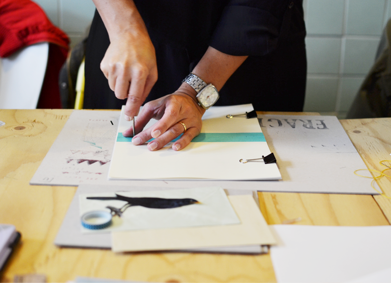 beija-flor workshop bookbinding