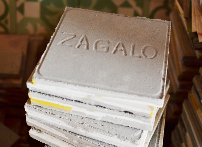 Mosaico hidráulico zagalo