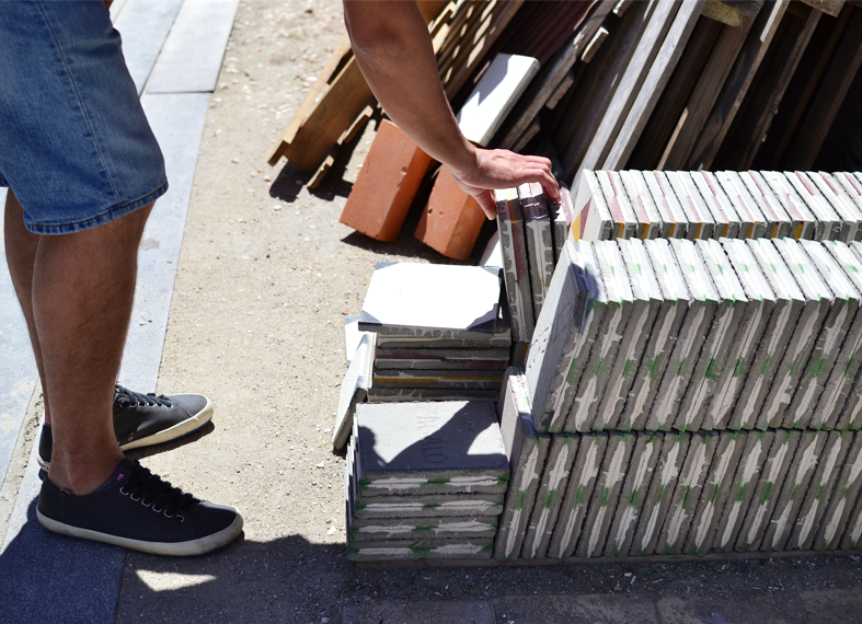 Mosaico hidráulico zagalo
