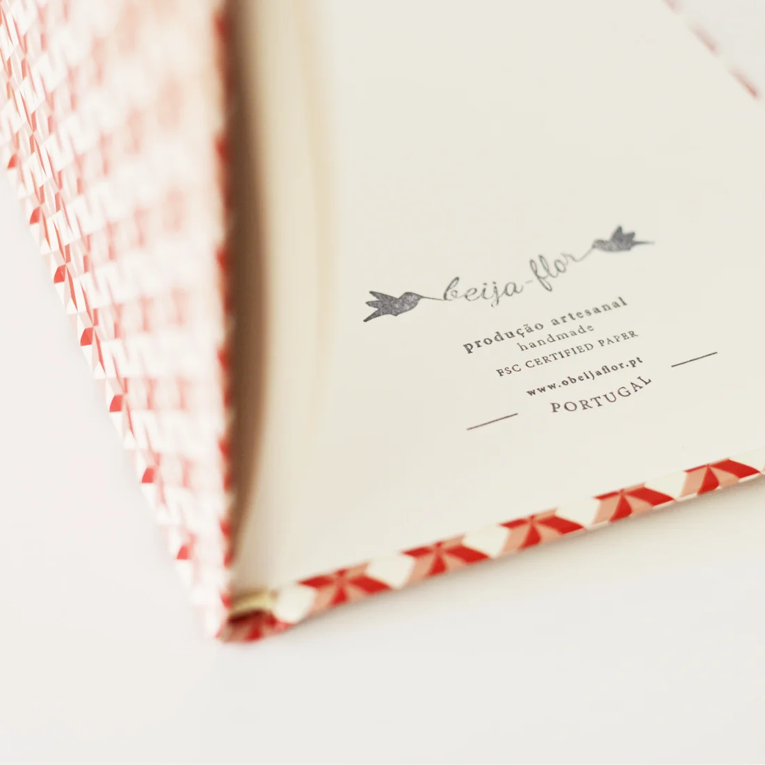 hardcover notebook beija-flor