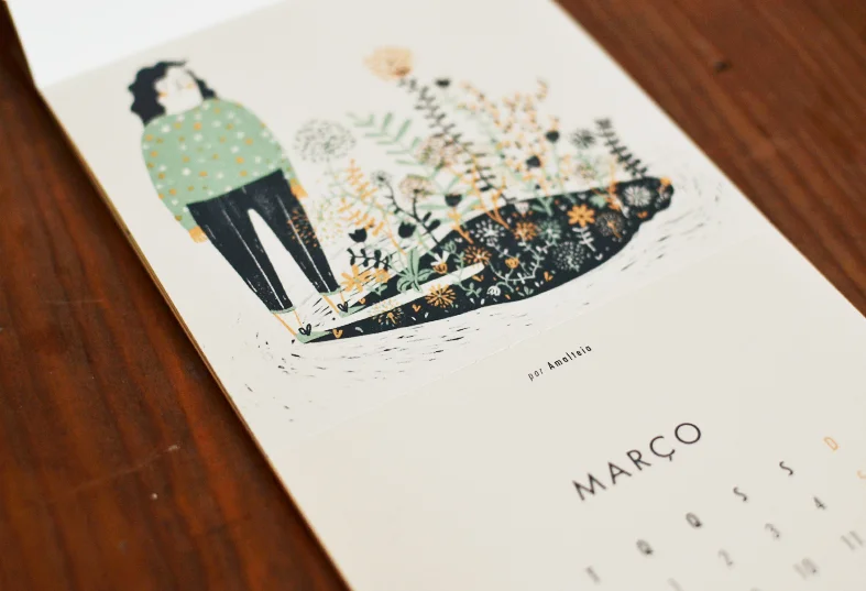 calendário beija-flor Amalteia