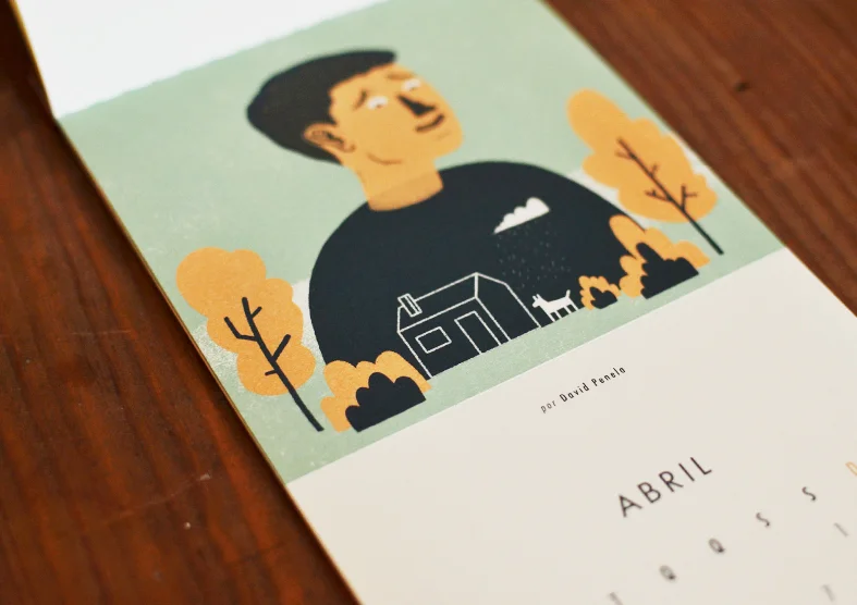 calendário beija-flor David Penela