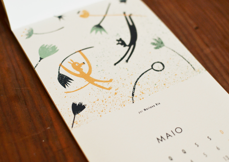 calendário beija-flor Mariana Rio