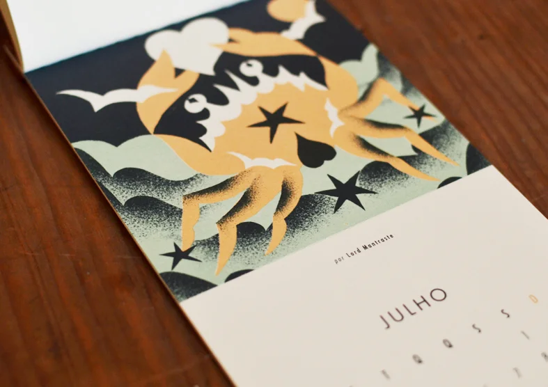 calendário beija-flor Lord Mantraste