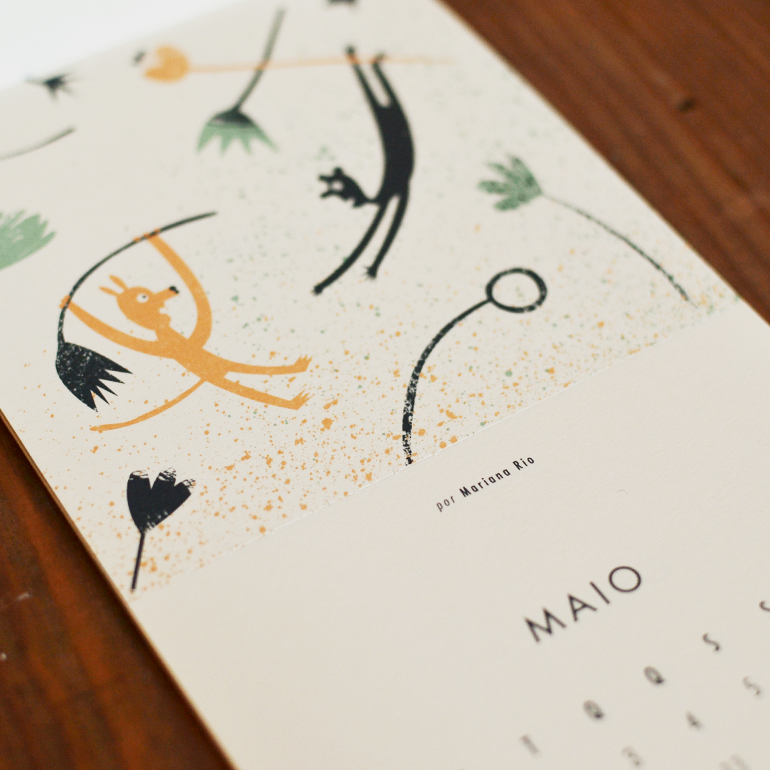 calendário beija-flor 2017 Mariana Rio