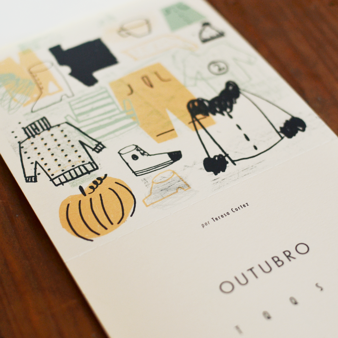 calendário beija-flor 2017 Teresa Cortez