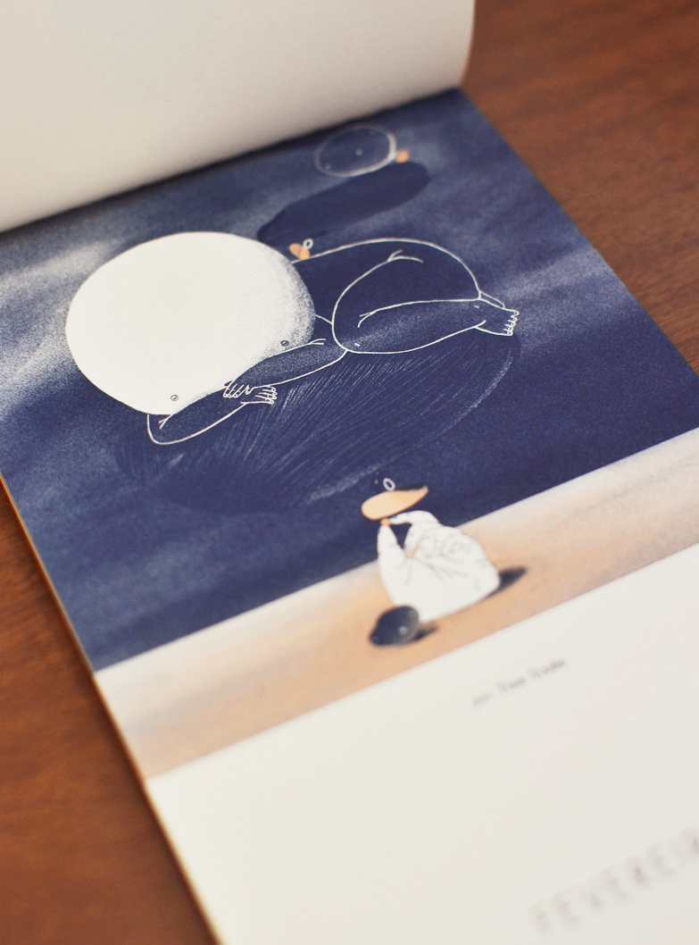 Fevereiro, ilustrado por Tina Siuda /  February, illustrated by Tina Siuda.