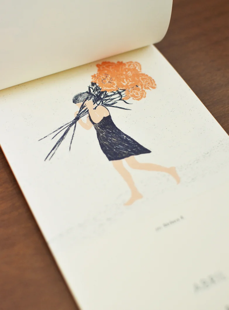 Abril, ilustrado por Bárbara R. /  April, illustrated by Bárbara R.