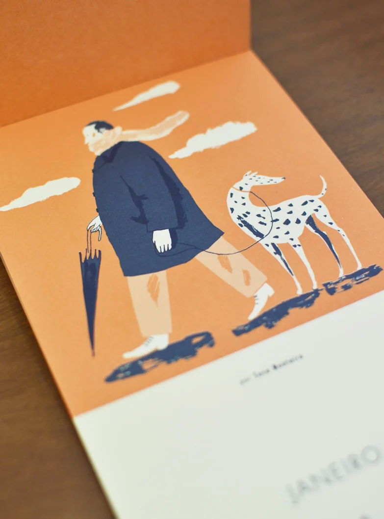 Janeiro, ilustrado por Susa Monteiro /  January, illustrated by Susa Monteiro.