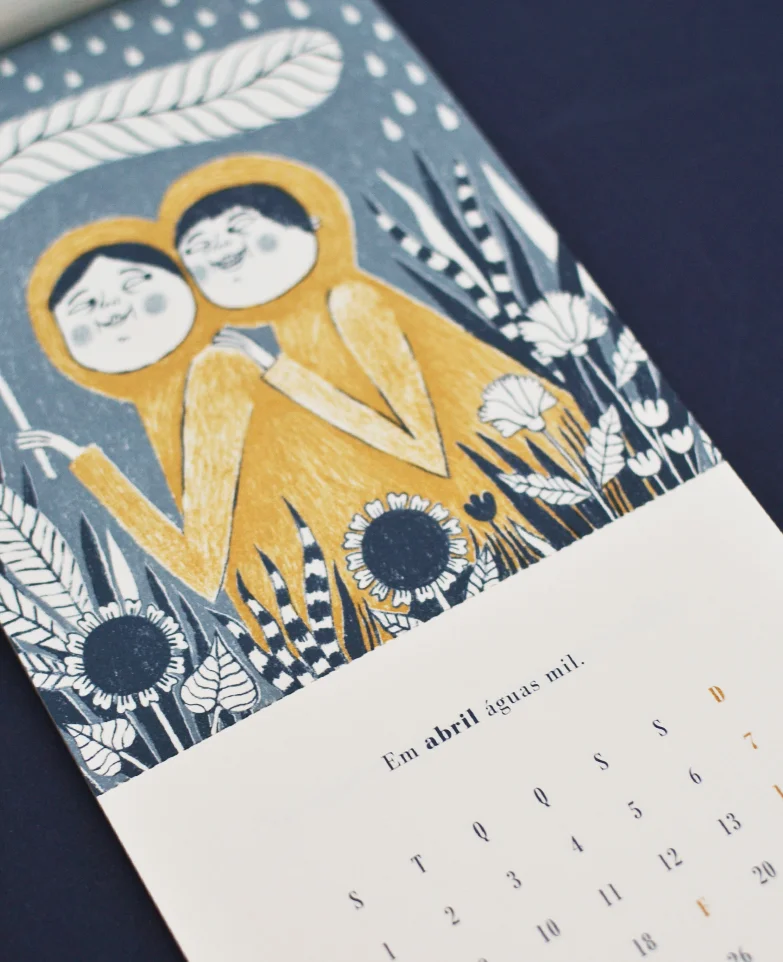 Abril, por     Joana Rosa Bragança     . /   April, by     Joana Rosa Bragança   .