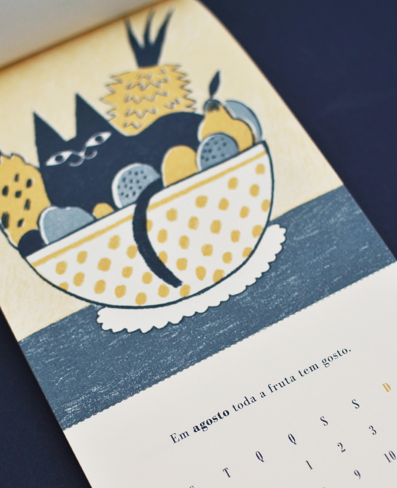 Agosto, por     Joana Rosa Bragança     . /   August, by     Joana Rosa Bragança   .