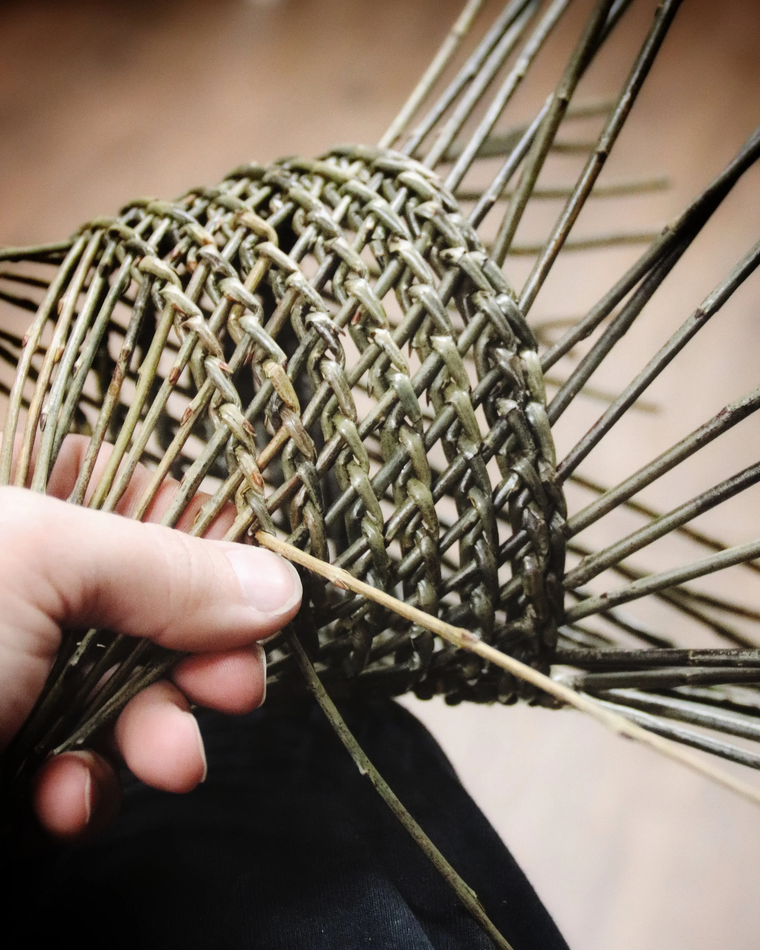 Burkina weave with Anne Mette