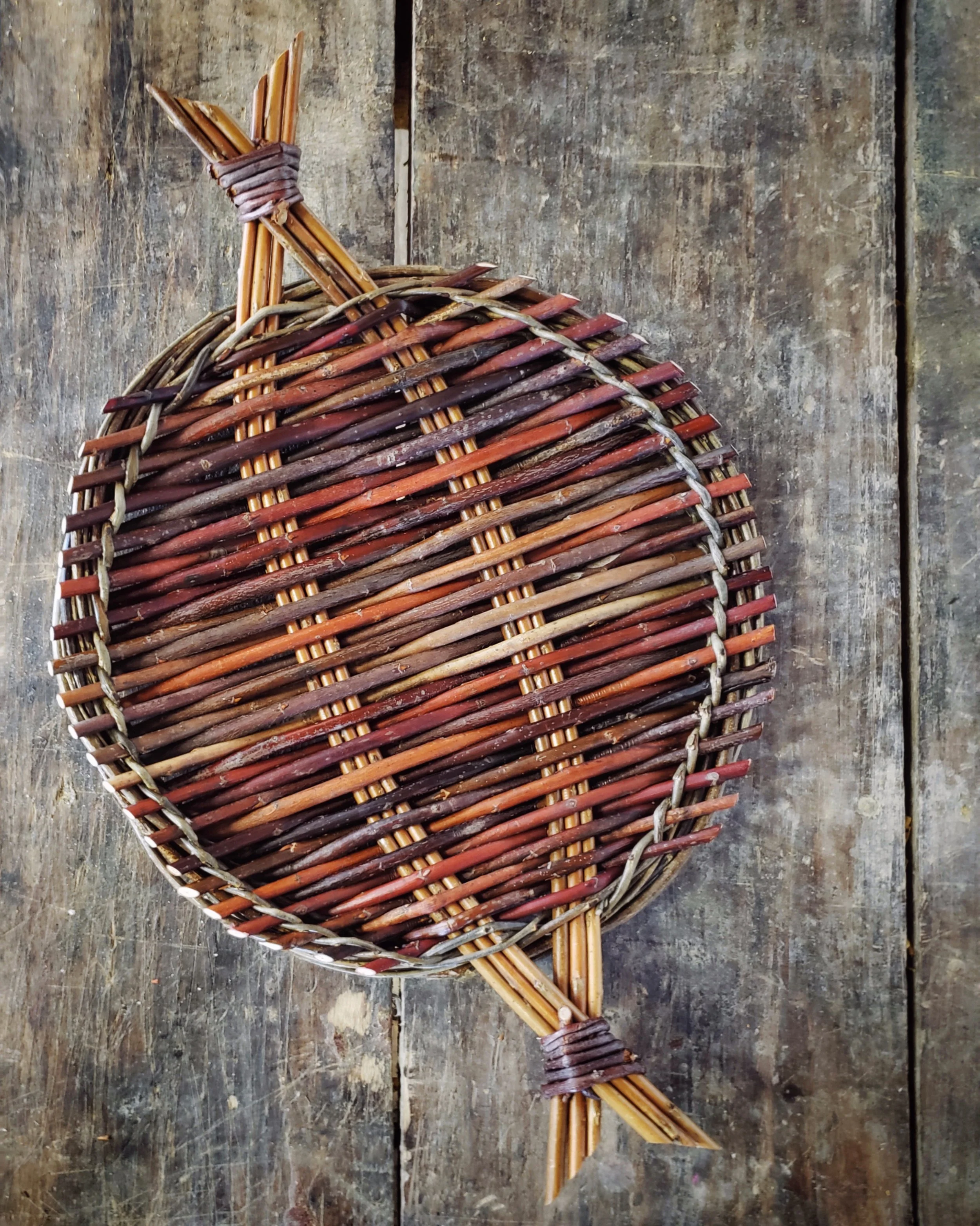 Ribbed Willow Baskets at Roots