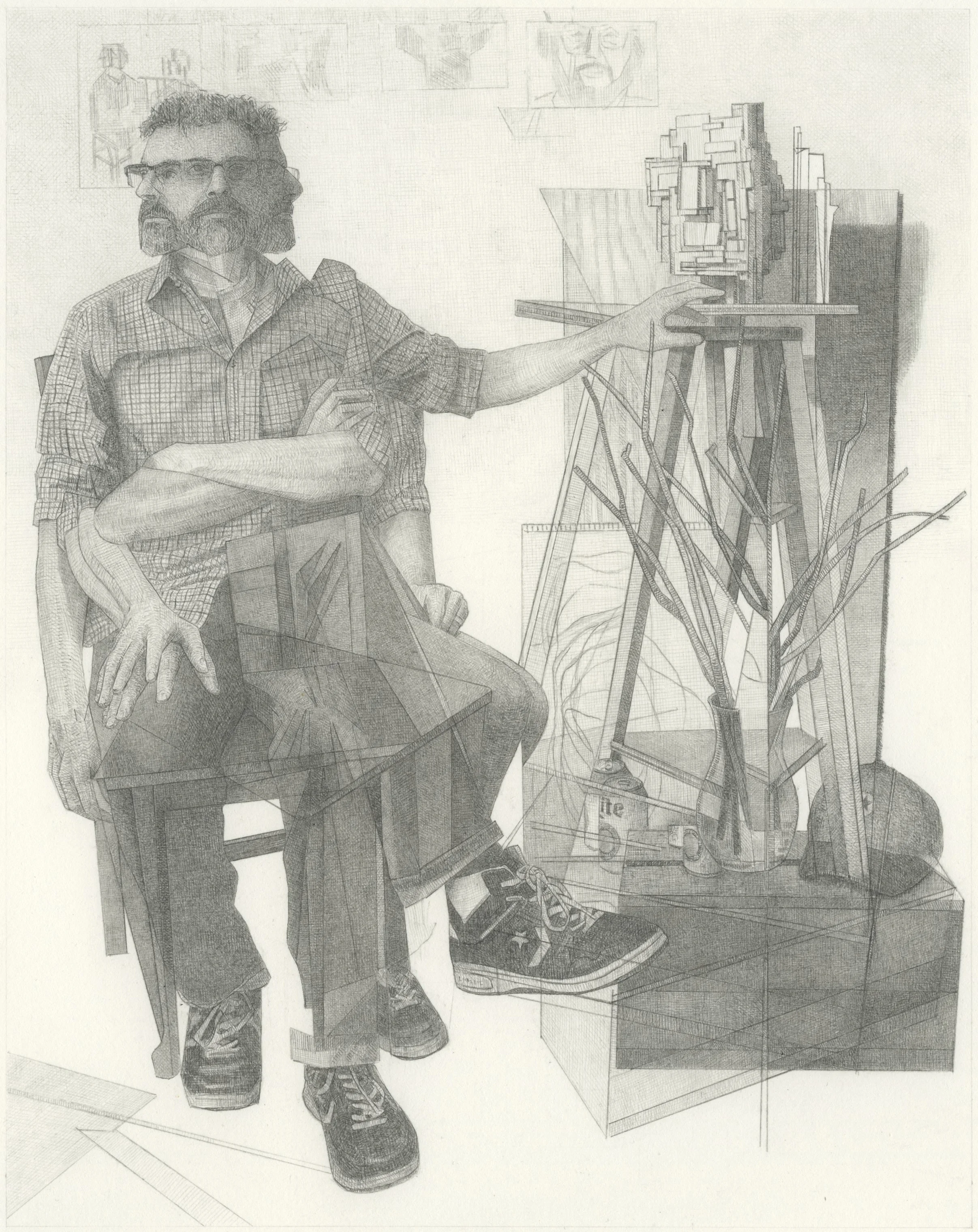 Self-Portrait with Self-Portrait
