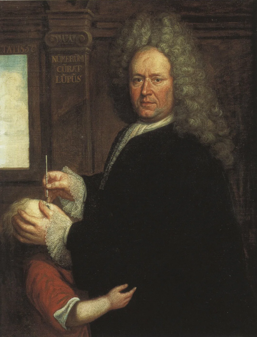 Unknown painter, Portrait of Franciscus de Wulf, oil on canvas, early 18th c., 100x78cm, image courtesy of the St. John’s Hospital museum catalog, Bruges