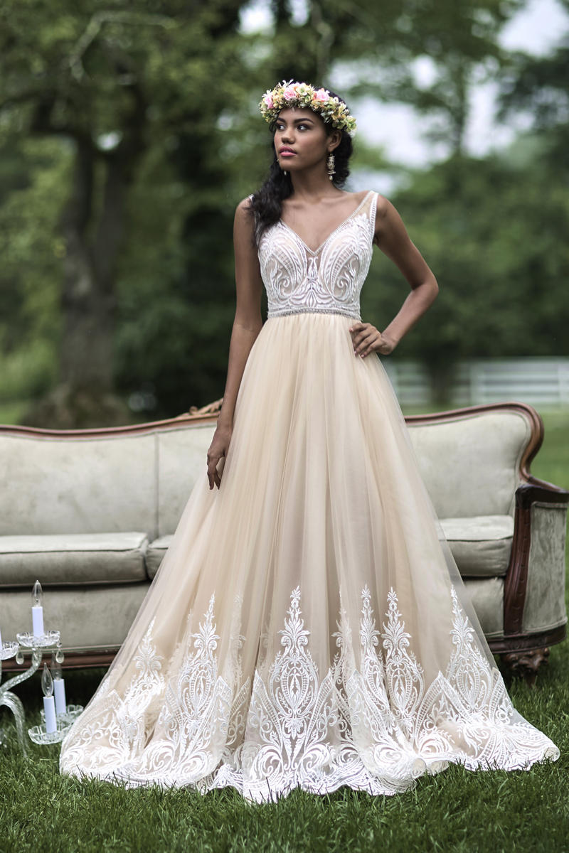black and white traditional wedding dresses