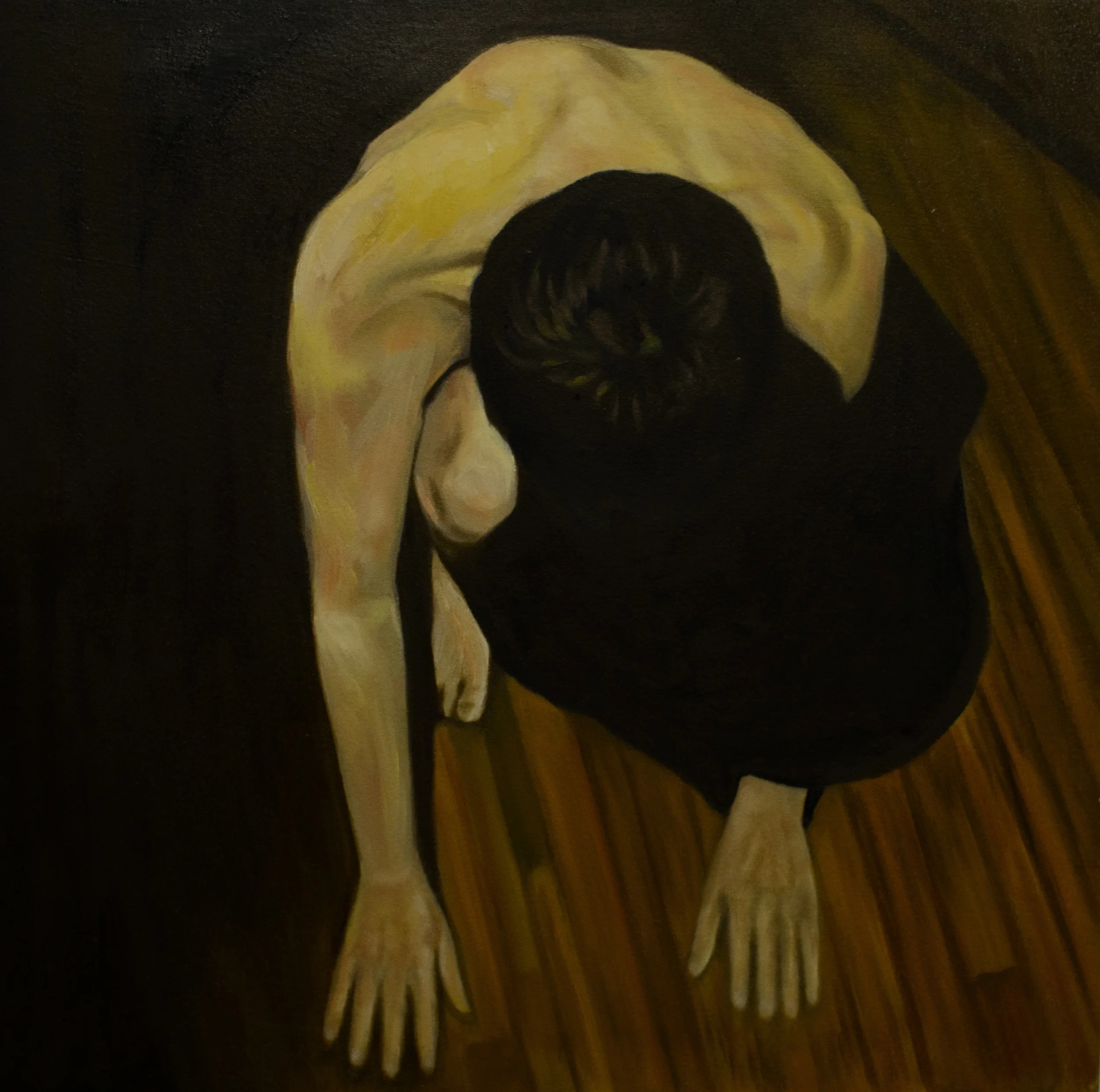 Down 20”x 20” Oil on Canvas 2015