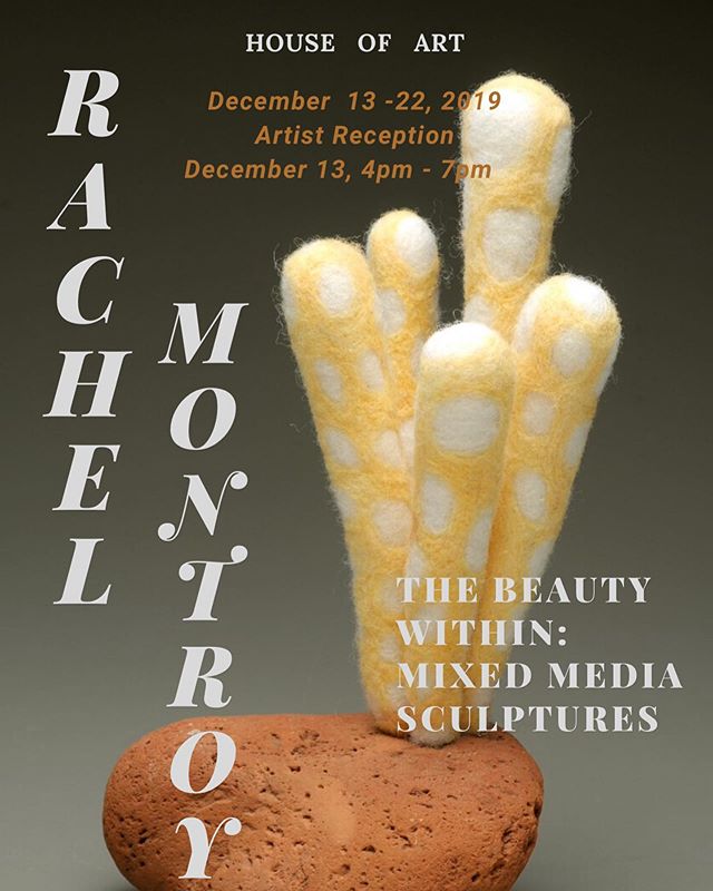 Opening this Friday @houseofart_nh ! I will be exhibiting my felt, ceramic, and mixed media sculptures. Check it out if you&rsquo;re in the area!  846 Main Street, Contoocook, NH.  #sculpture #mixedmedia #nhartist #nhart #artexhibition #contemporarya