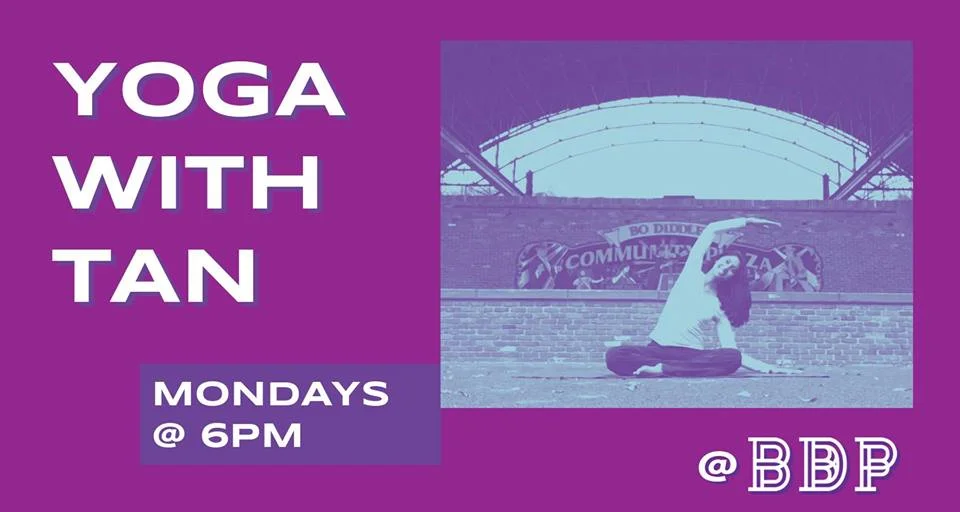 Join Tan Shakti (RYT) for a relaxing open air yoga class in the plaza. This class is based on the ancient fitness science of hatha yoga which integrates mind, body, energy, and breath. We will practice basic postures/exercises that focus on core strength, flexibility and balance as well as concentration and breath control. All levels, including beginners are welcome to join. Dress comfortably, bring your yoga mat, and any props you may need. This class is taught for free, donations appreciated.