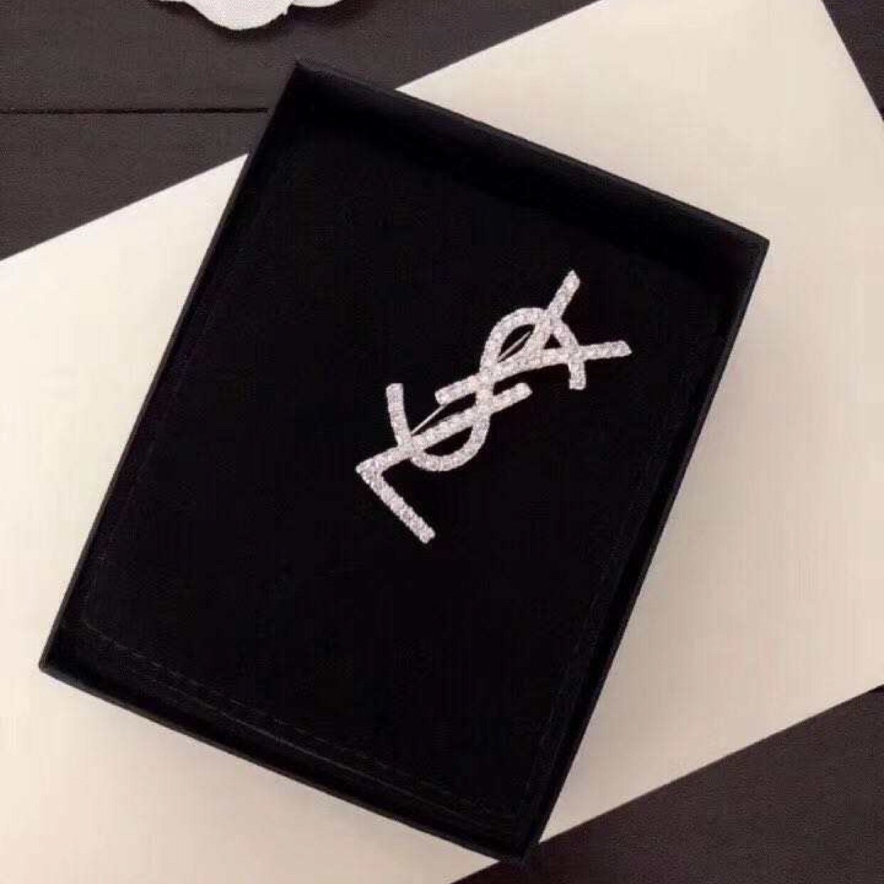 ysl brooch pin