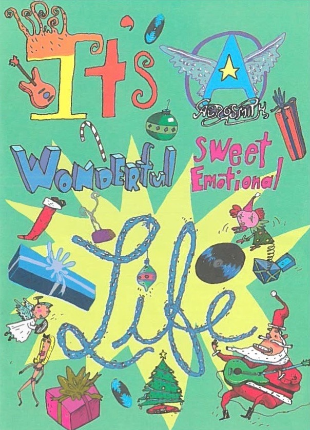 Aerosmith's "A Wonderful Sweet Emotional Life" - Writer Cartoon booklet Designer: Kevin Brainard Illustrator: Joe Rocco Commissioned by Aerosmith