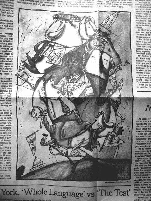 New York Times Op Ed Cartoon - Writer Designer: Kevin Brainard Illustrator: Joe Rocco