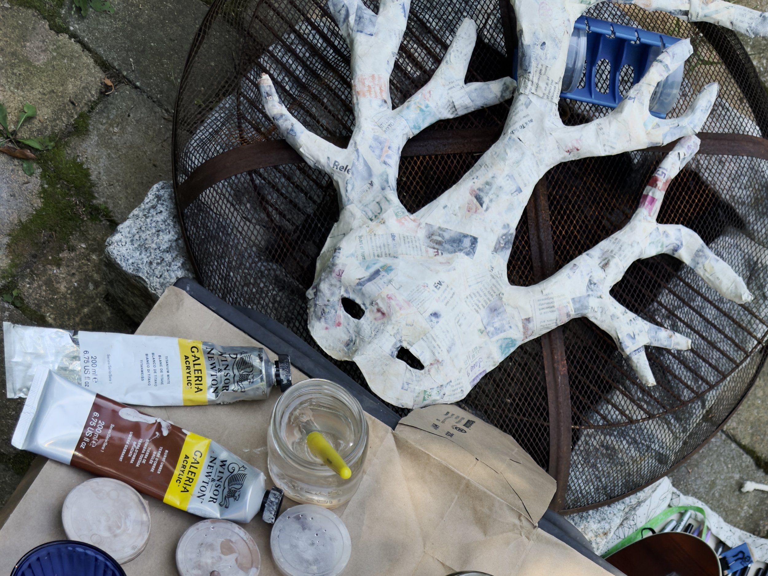 Paper Mache Mask-Making