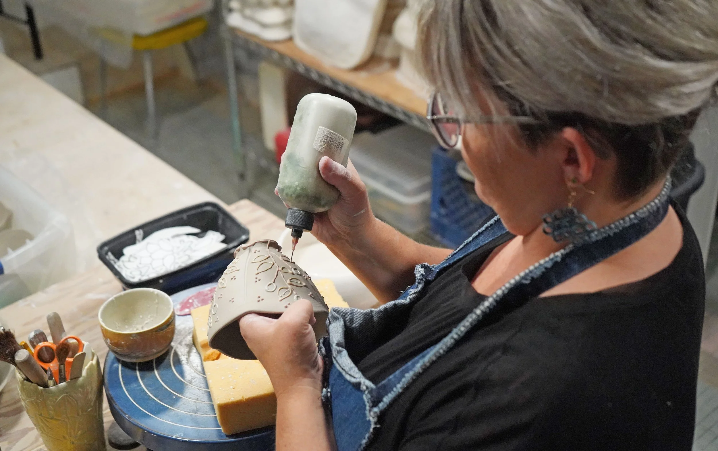 Artist Demo: First Friday at Outside the Lines Gallery