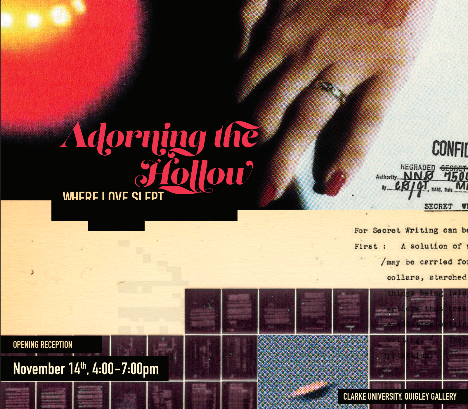 Opening Reception: Adorning the Hollow/Where Love Slept