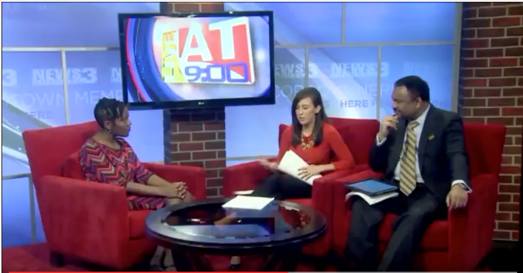 Crystal Sanders live on wreg (memphis) March 16, 2017