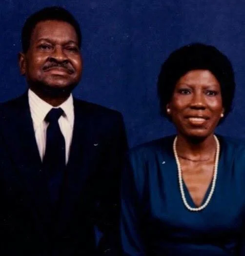 The couple's anniversary picture c. 1988.