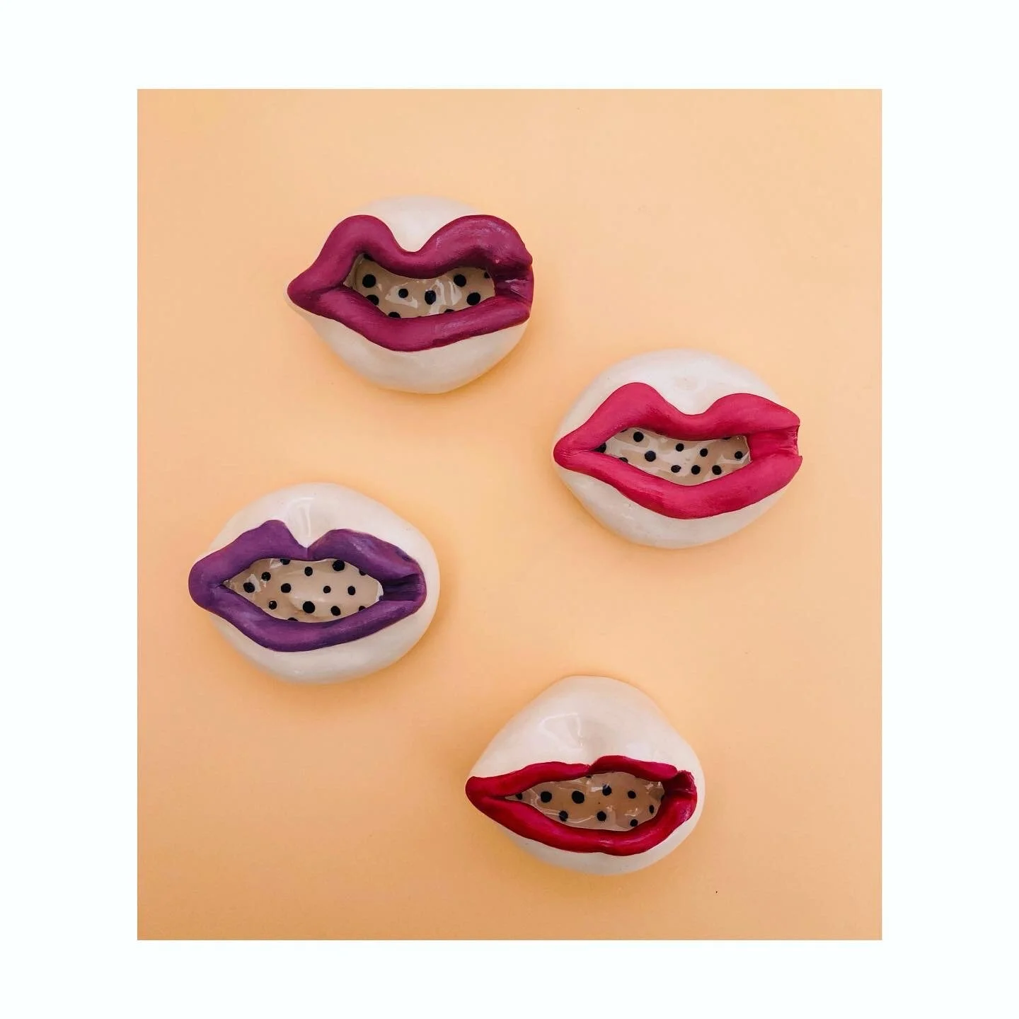 Ceramic ash trays // Sold 