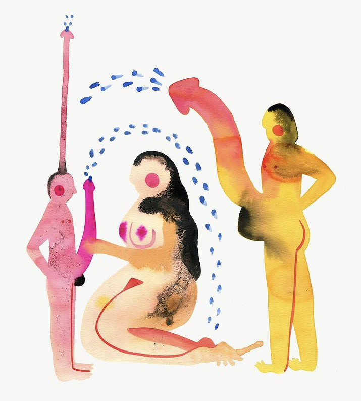 3some // watercolor on paper 