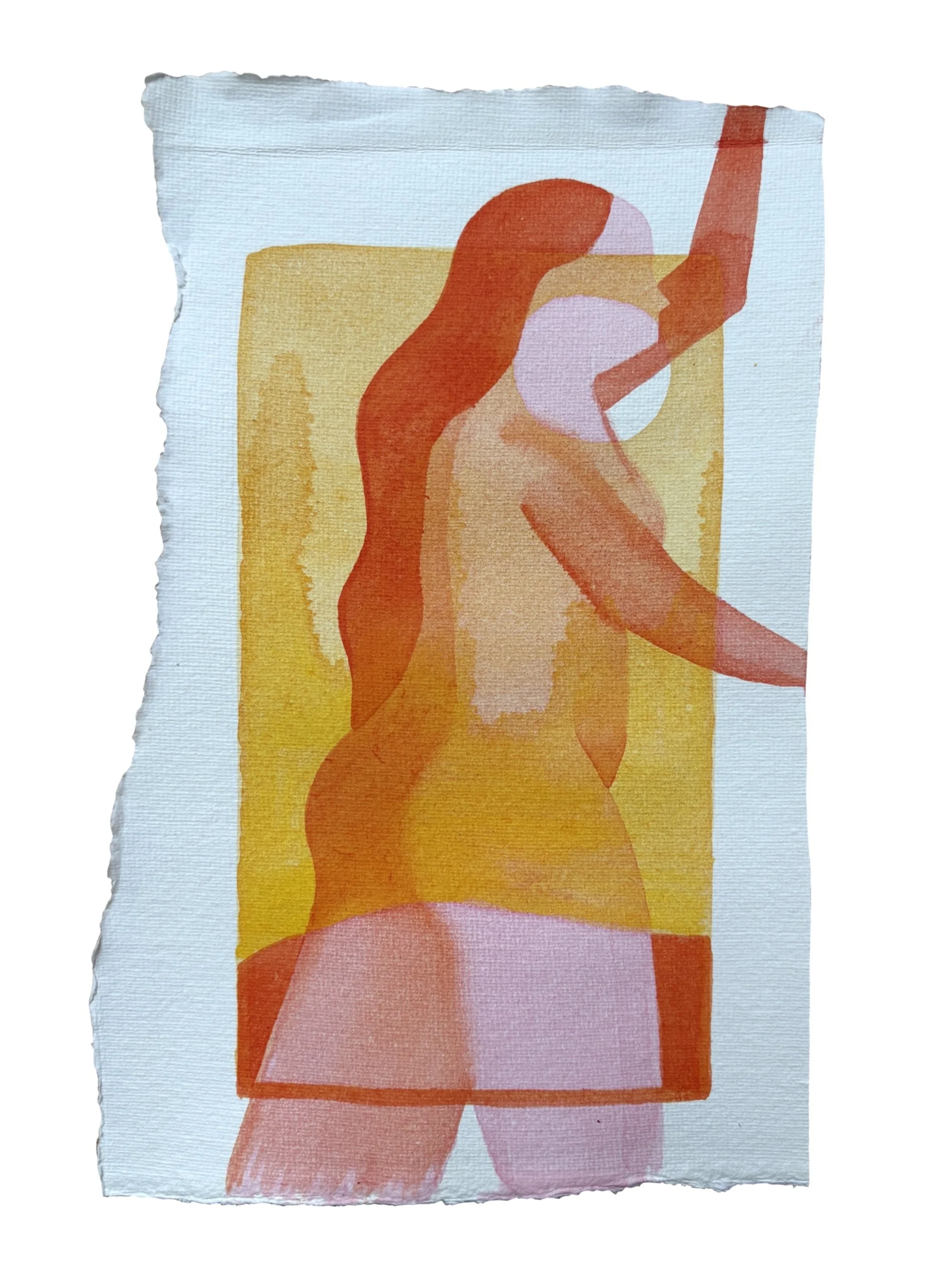 " In front of the moon" painting by Brooke Pelczynski