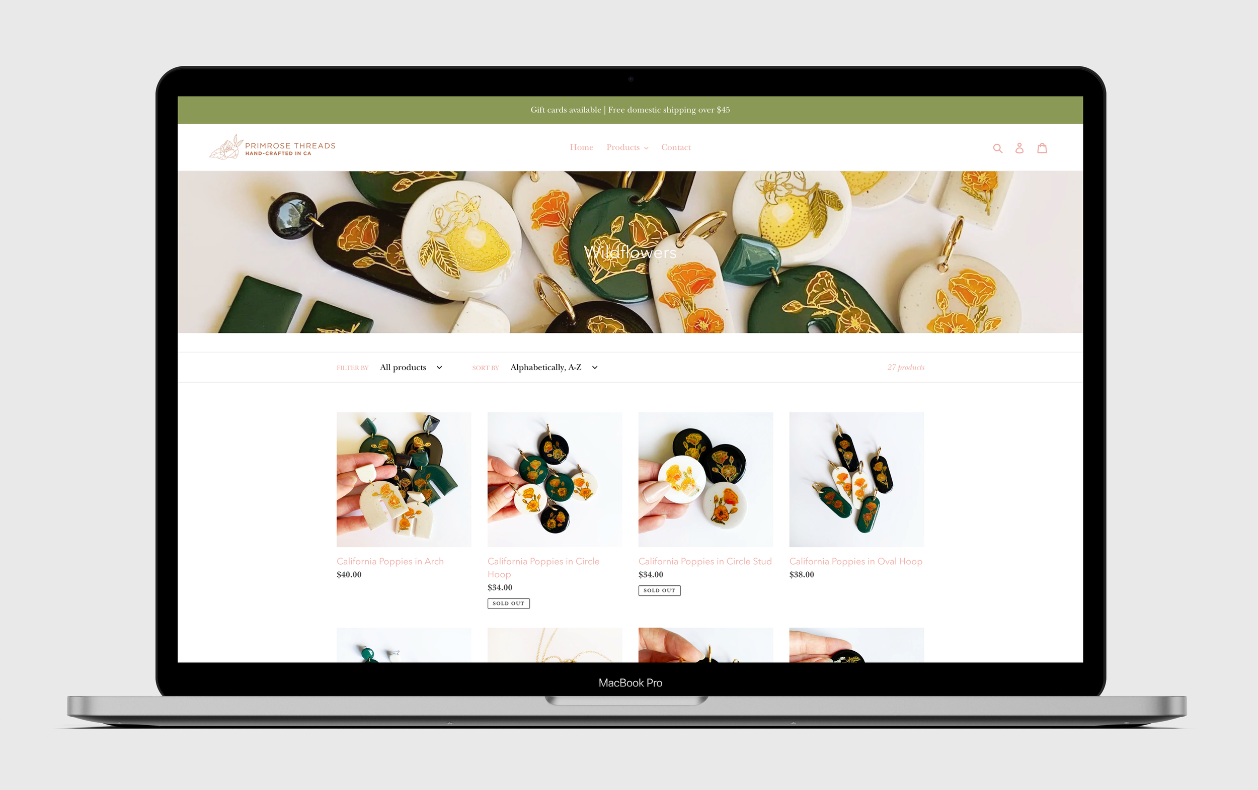 Collection Shopping Page