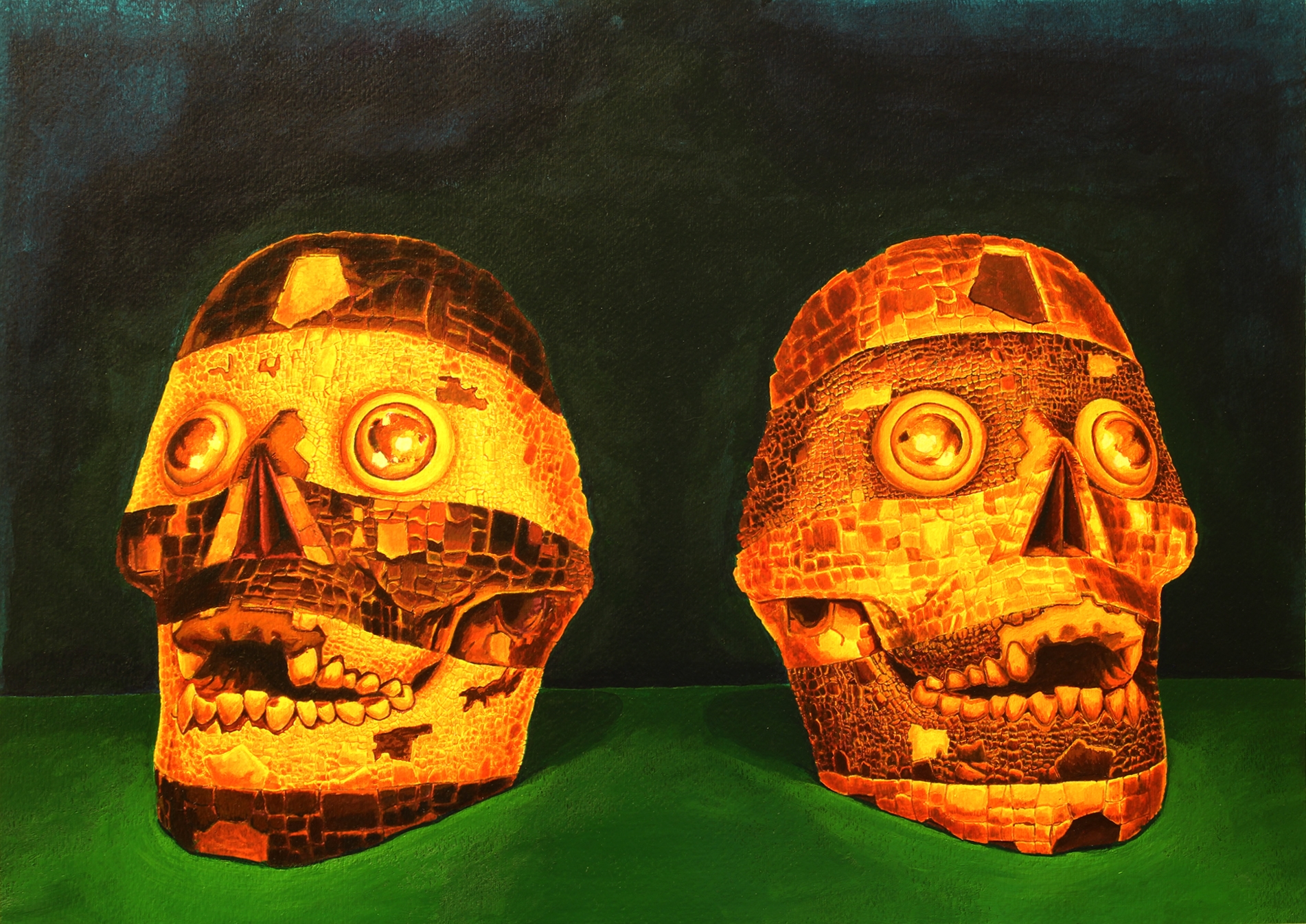 Tezcatlipoca in Gold