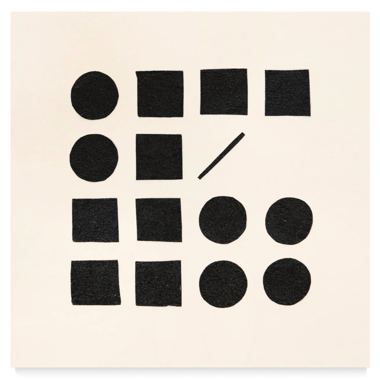 jazz acrylic and ground aluminum on wood panel 12” x 12”