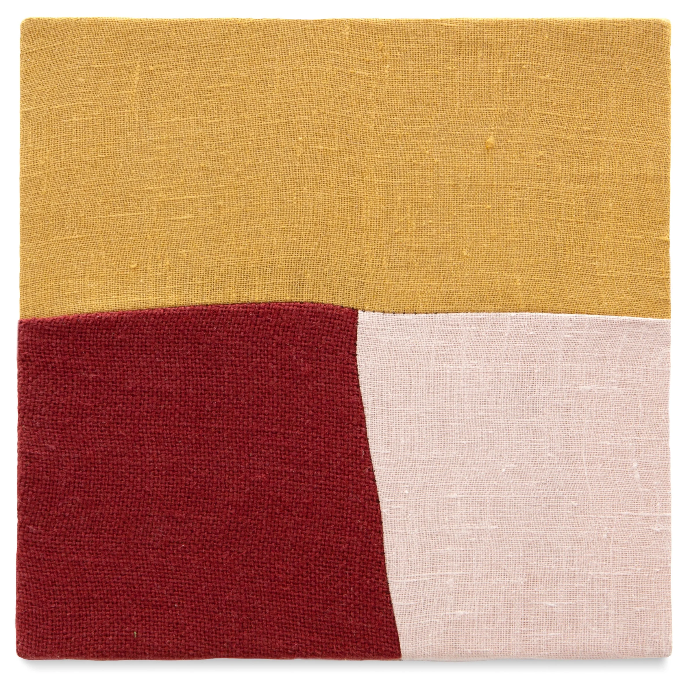 spending the night in a different bed LIII quilted linen 10” x 10”