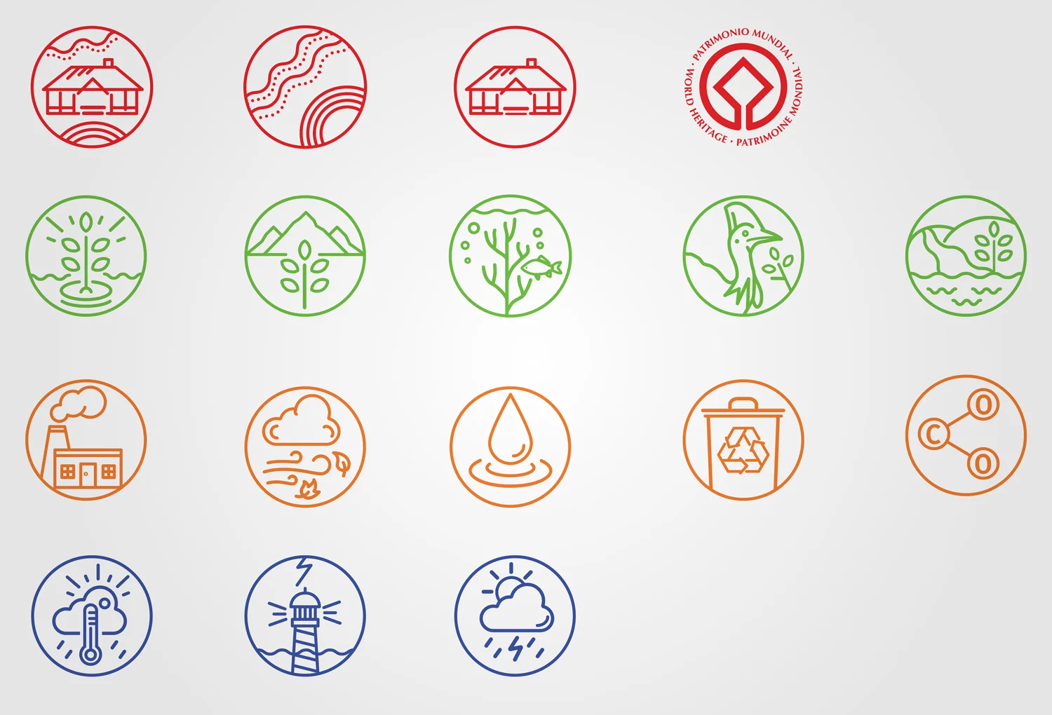 Qld Government | State of the Environment Report Icon Design