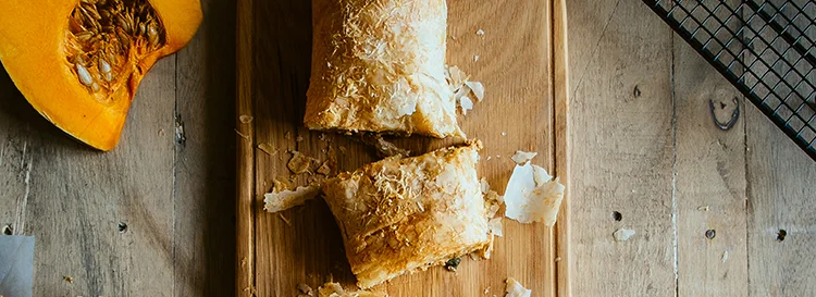Pumpkin and Feta Roll