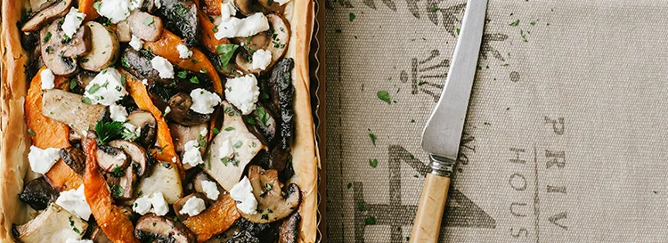 Mushroom &amp; Fetta Tart