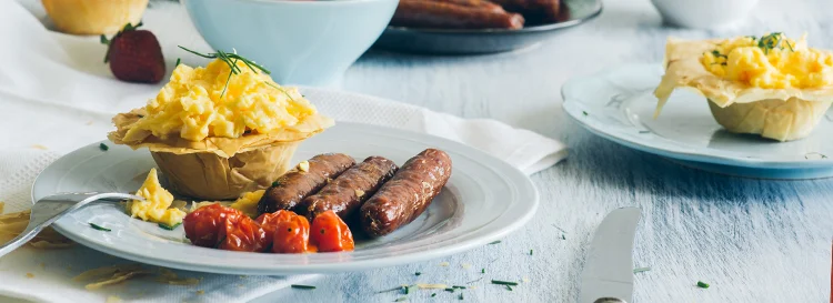 Breakfast Fillo Cups