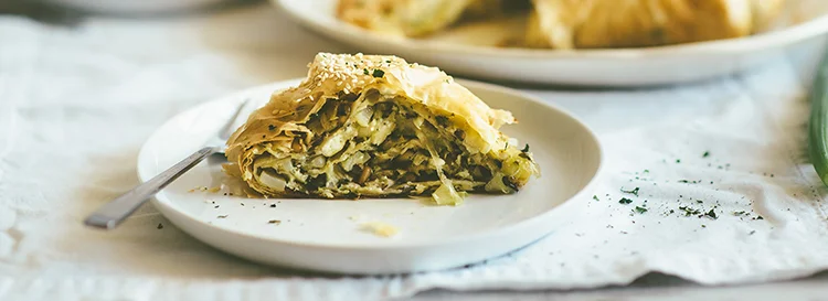 Leek and Feta Roulade