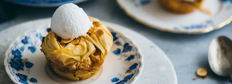 Mini Fillo Apple Pies