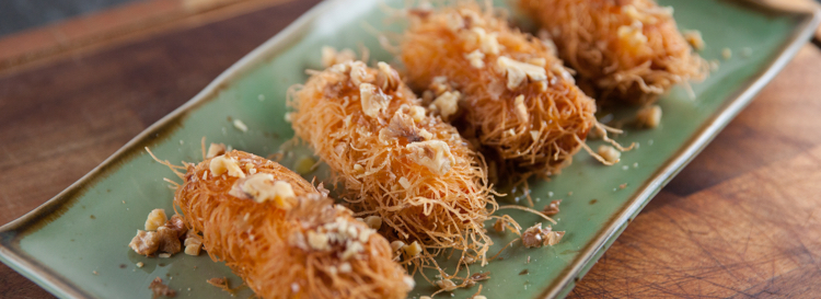 Kataifi Haloumi Spring Rolls