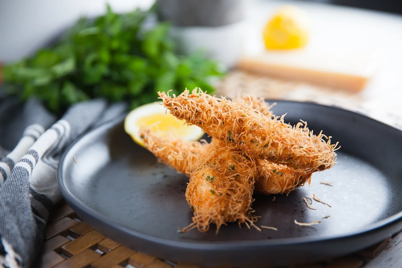 Kataifi Chicken Schnitzel Recipe